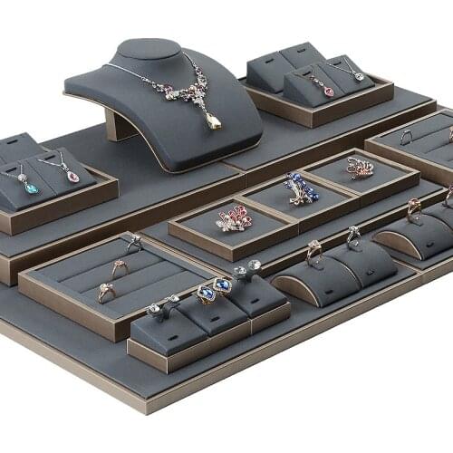 The new jewelery display of props tray gold ring K gold necklace display stand bracelet pendant customized care Polyurethane