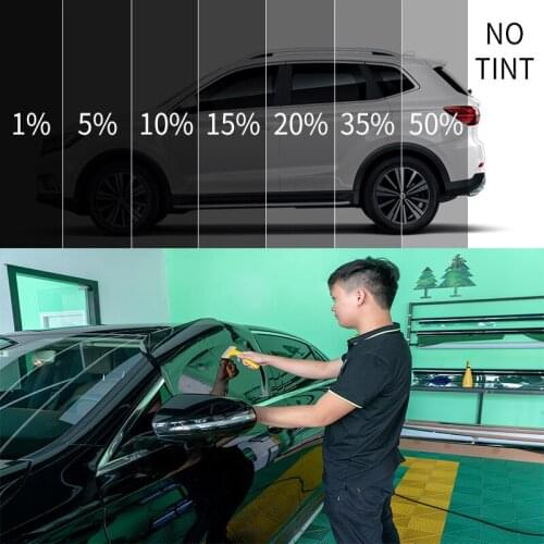 300cmx50cm Black Car Window Foils Tint Tinting Film Roll Car Auto Home Window Glass Summer Solar UV Protector Sticker Films