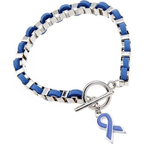 Sue Phil New 2019 Bracelet Fashion Hand knitting love blue bracelet Drop Shipping