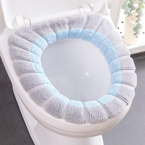 Universal Warm Soft Washable Toilet Seat Cushion For Home Decoration Toilet Seat Toilet Seat Cover Accessories