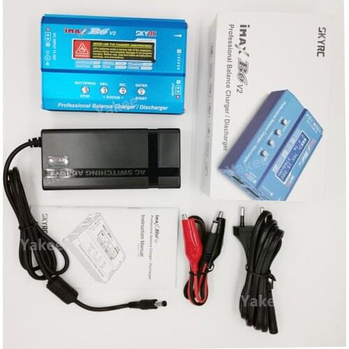 IMAX B6 V2 6A 60W Balance Charger Discharger For DJI Mavic TB4X NiMH NiCD LiHV NiCd PB Li-ion Battery Charger
