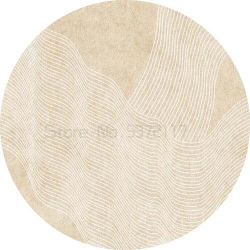 Circular carpet living room tea table dressing table bedroom bedside carpet Japanese chair circular mat carpet
