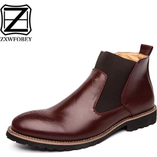 Мужские ботинки челси ZXWFOBEY China At AliExpress