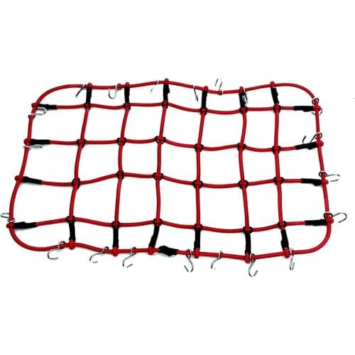 1/10 RC Crawler Luggage Roof Rack Net with Hooks for 1/10 AXIAL SCX10 SCX10II 90046 D90 D110 Traxxas TRX-4 Trx4 Rc Car