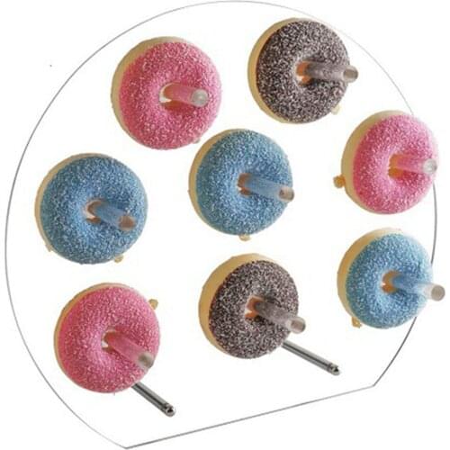 1 * Donut Stand Semi-circular Dessert Donut Display Stand Rack Wedding Birthday Party Decoration 30*30cm