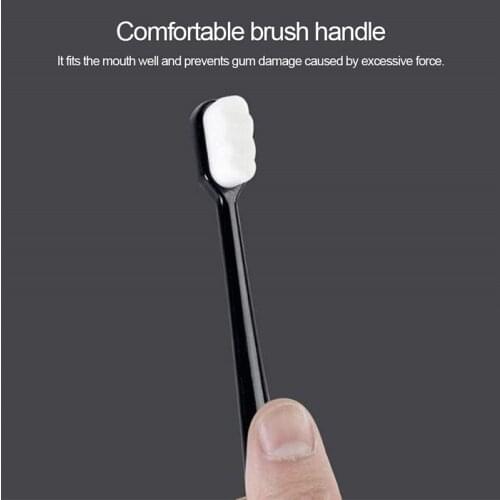 1PC Million Bristles Toothbrushsoft Safe Environmentally Friendly And High-quality Material Cylinder Packaging Household Goods