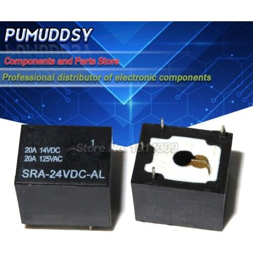 5PCS Relay SRA-24VDC-AL SRA-24VDC SRA-24V SRA-24 relays 5PINS 24V DC High Quality