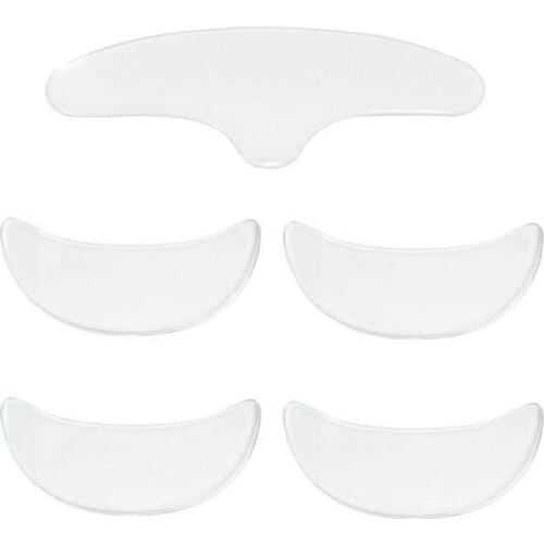 5pcs Forehead Neck Wrinkle Remover Anti Wrinkle Pad Set Anti Wrinkle Pad Set Reusable Silicone Patch Skin Care Forehead Lifting
