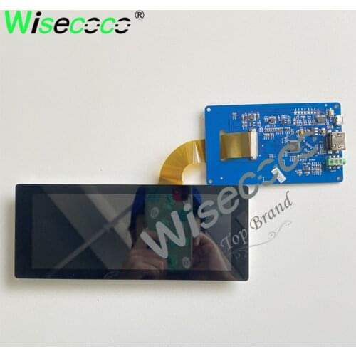 7 inch IPS 1280x480 touch LCD screen with HDMI micro USB driver board for automotive display raspberry pi display