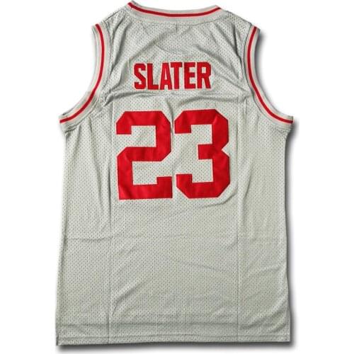 Bayside Slater #23 Morris #25 Men Gray Basketball Jersey Fast Shipping