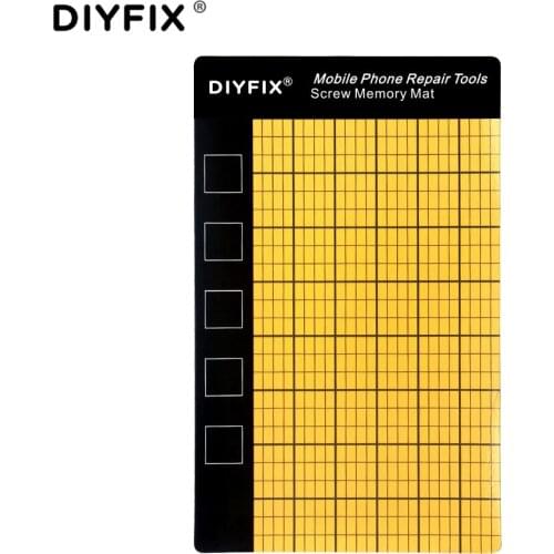 DIYFIX 145x90mm Magnetic Screw Memory Mat Chart Mini Work Pad Mobile Phone Repair Hand Tools
