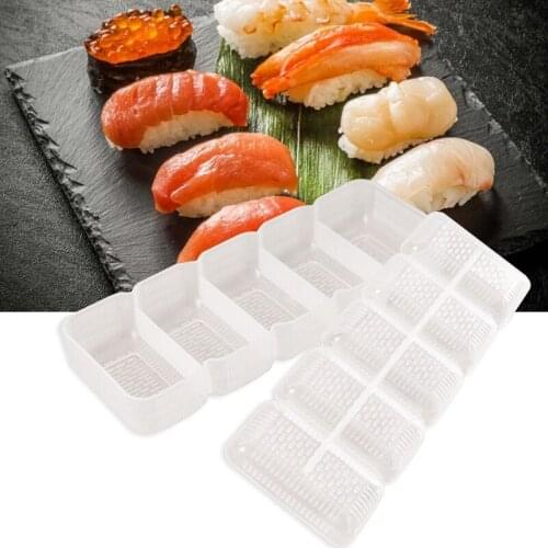 Sushi Mold Rice Ball 5 Rolls Maker Non Stick Press Home Kitchen Supplies Sushi Tools