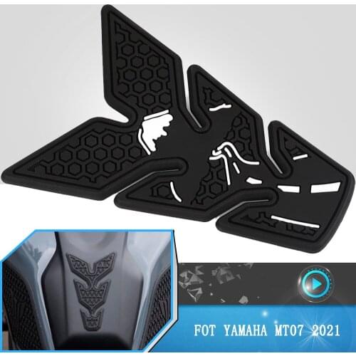 Cool Motorcycle Decal Gas Oil Fuel Tank Pad Protector Sticker Side Stickers Knee Grips Protect Decal FOT YAMAHA MT07 MT-07 2021