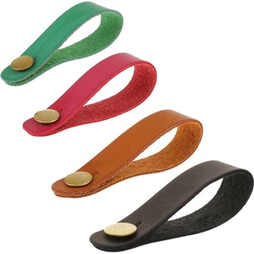 Wholesale 20 pcs Leather Guitar Strap Holder Button Safe Lock with Strong Metal Fastener Electric Acoustic Classic Accessories