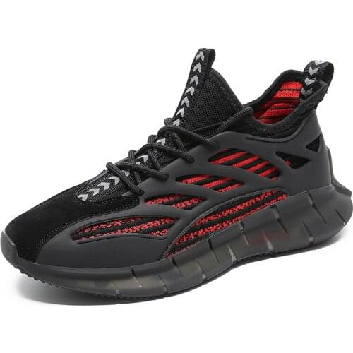 Running Shoes Breathable Lace-up Sneakers Comfortable High-quality Mens Shoes Brand Outdoor Fitness Shoes Sports Shoes Training
