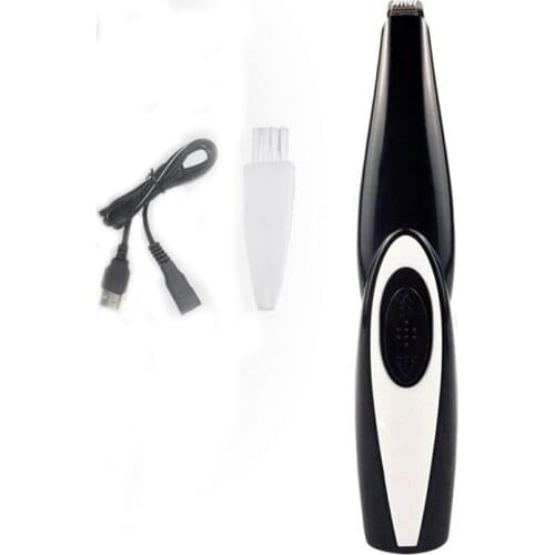 Professional Dog Clippers Pet Foot Hair Trimmer Dog Grooming Clipper USB Rechargeable Butt Ear Hair Cutter Remover Low-noise