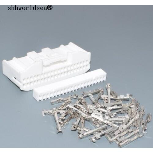 Worldgolden 40pin for Toyota Corolla dashboard plug auto wiring harness connector 1674312-1