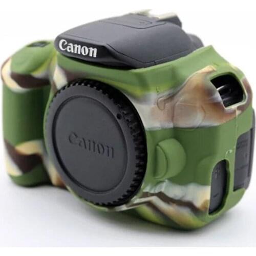 Soft Silicone Rubber Camera Bag for Canon EOS 700D 650D 600D (18-55mm or 18-135mm or 18-200mm) Protective Body Cover Case Skin