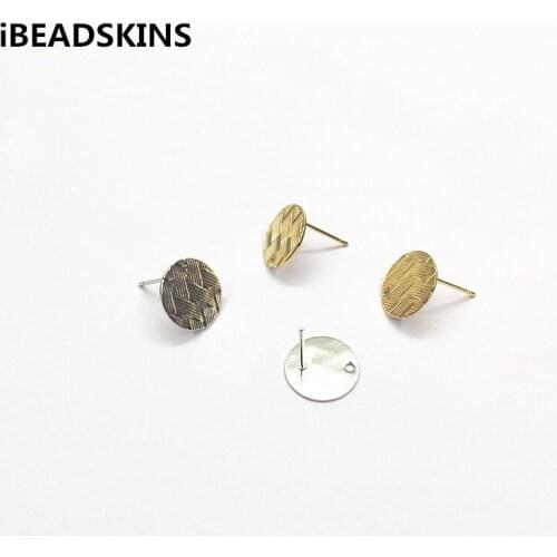 New arrival! 12mm 100pcs Round-shape Earrings Studs for Necklace,Earrings parts,Accessories,hand Made Jewelry DIY