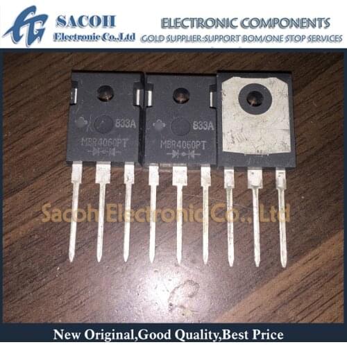 Free Shipping 10Pcs MBR4060PT MBR4060WT SBL4060PT SR4060PT TO-247 40A 60V Schottky Barrier Diode