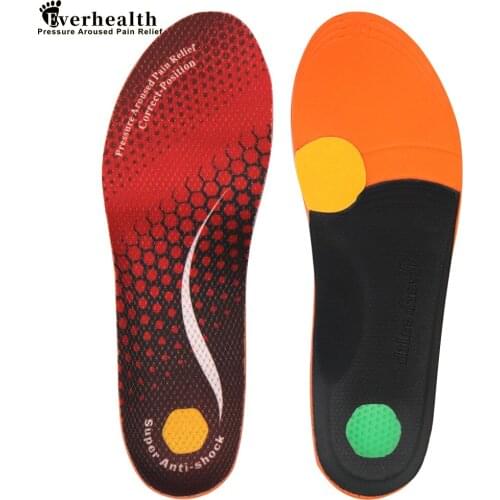Everhealth Orthopedic Shoes Sole Insoles Flat Feet Arch support Unisex EVA Orthotic Arch Support Sport Shoe Pad Insert Cushion