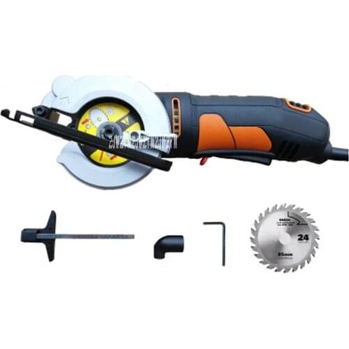 WX423 Multi-function Electric Circular Saw Portable Small Woodworking Cutting Machine For Wood/Tile/PVC/Aluminum 220V 400W 27mm
