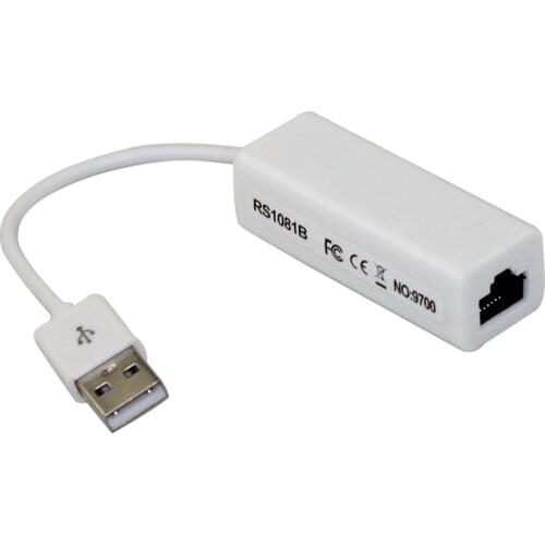 Portable 1pcs USB 2.0 to RJ45 Network Card Lan Adapter 10/100Mbps For Tablet PC Win 7 8 10 XP