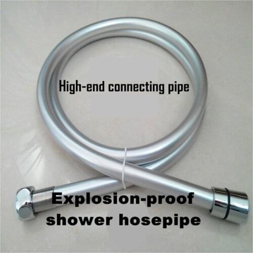 Home Bathroom PVC Explosion-proof Plumbing Hose Water Heater Shower Hosepipe Hotel Hi-Quality Water Connecting Tube 1.5/2 meters