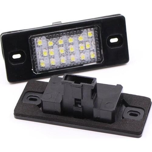 Car Led Number License Plate Light For VW Volkwagen Golf 5 5D Passat B5 B5.5 5D Tiguan Touareg Kit Canbus Error Free Car Styling