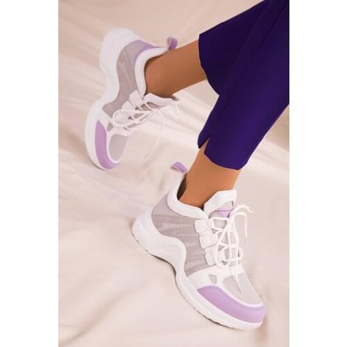Women Lilac White Ice Sneaker