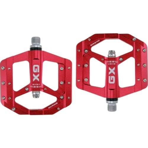 1 Pair Road Mountain Bike Non-slip Aluminum Alloy 3 Sealed Bearings Flat Pedals 448D