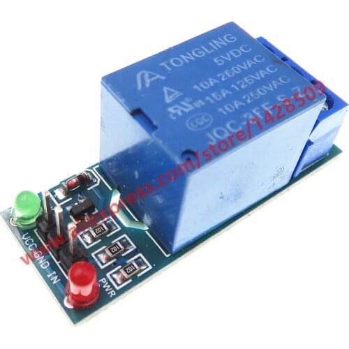 1pc 1 Channel Relay Module 5V Low Level Trigger One Way SCM Single Chip Micyoco Relay Extension Board For PIC AVR DSP