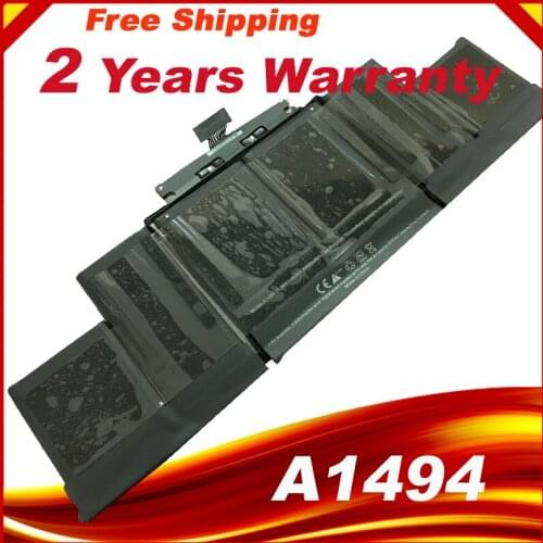 Laptop Battery For Apple retina ME293 ME294 10.26V 95WH A1494 A1398 (2013 2014 YEAR ) Wholesale