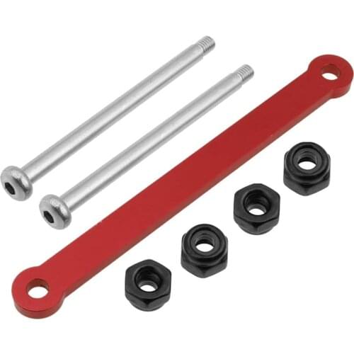 Aluminum Tie Bar and Suspension Hinge Pins Replace 2532 2640 for 2WD Traxxas Rustler VXL Slash Stampede Bandit Nitro Sport