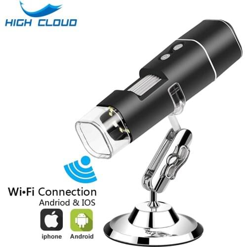 Wireless WiFi USB Digital Microscope Handheld 1000x Magnification Endoscope Compatible with iPhone, iPad, Android, Mac, Windows
