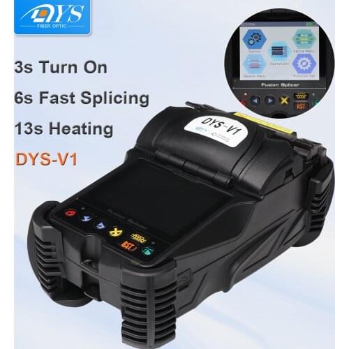 3 IN 1 Automatic FTTH Fiber Optic Splicing Machine Multi-Language SM&MM Optical Fiber Fusion Splicer Cleaver Kits