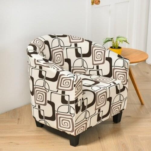 High elasticity removable and washable club Internet cafe chair cover sofa cover bar KTV four seasons universal round cushion