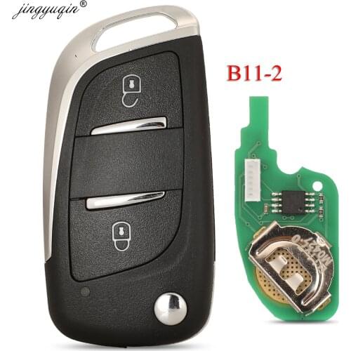 Jingyuqin 5Pcs/Lot KD900 KD900+ KD200 URG200 Mini KD KD-X2 Remote Control 3 Button Key DS Style B Series Car Key Fob B11