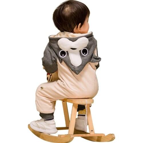 Baby Boy Girl Romper Spring Autumn Fashion Toddler Baby Long Sleeve Animal Patchwork Overall for Outwear Infant Girls Costume