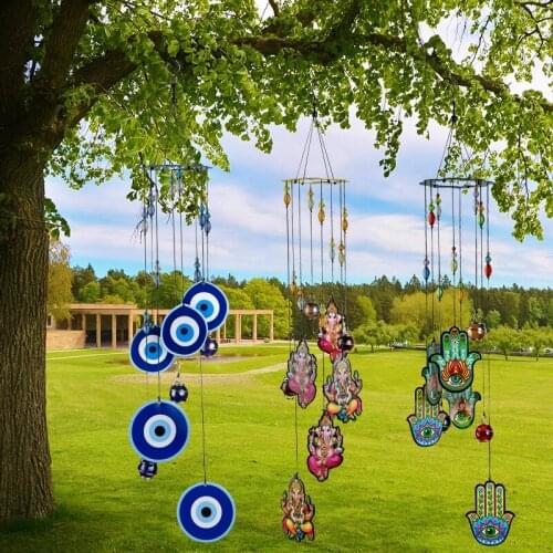 Colorful Wind Chimes Crystal Ball Prism Hanging Window Craft Gift Home Garden Decorations