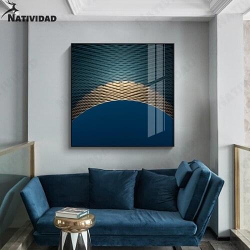 Colorful Visual Impact Print Canvas Painting Art Modern Architecture Canvas Painting Living Room Bedroom Decoration Wall