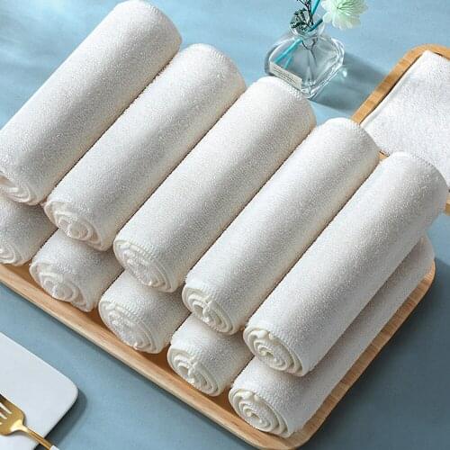 Microfiber Kitchen Cleaning Towel Cloth Double-layer Absorbent Dish Rag Non-stick Oil Kitchen Cloth Kitchen Cleaning Accessories