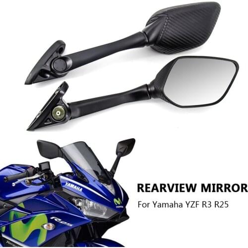 Motorcycle Rear View Rearview Mirror Motorbike Side Mirrors For YAMAHA YZF R3 R25 R15 YZF-R3 YZF-R25 YZFR3 2014 2015 2016 2017