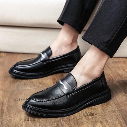 2021 Men Comfortable High Quality Original Big Size Casual Handmade Men Loafers Soft Flats Shoes Fashion Leisure Loafers