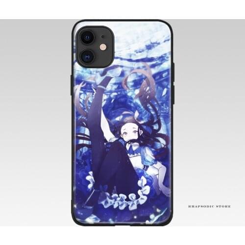 Kamado Nezuko kimetsu no yaiba demon slayer anime For iPhone 6 6s 7 8 Plus X XR XS 11 Pro Max soft silicone Phone case