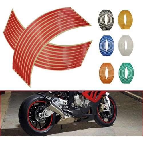 Motorcycle Wheel Sticker 3D Reflective Rim Tape Auto Decals Strips For KTM Super Adventure 1290 65 85 150 XC 125 200 EXC 150SX