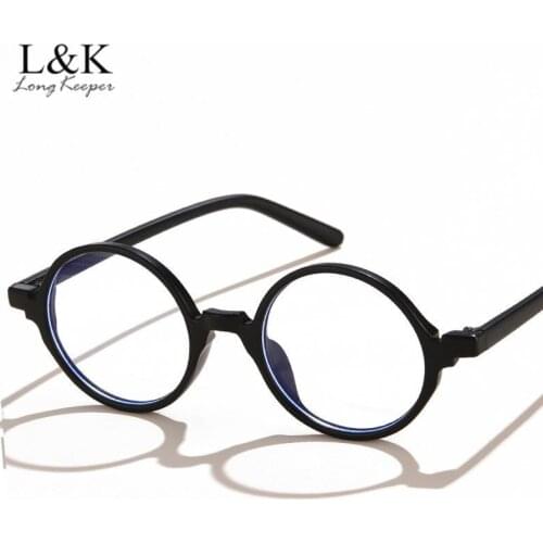 Retro Round Frame Anti Blue Light Glasses Ultralight Men Women Fashion Blue Light Blocking Gaming Eyewear Students Eyeglasses