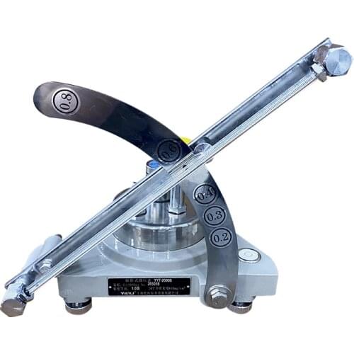 Single tube tilt type micro pressure gauge YYT-2000B tilt type differential pressure gauge aluminum box gold box packaging