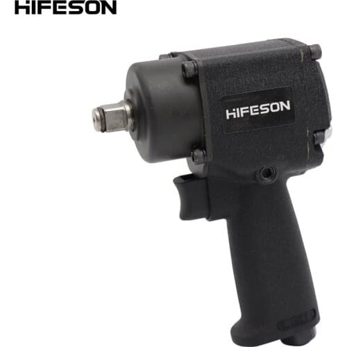 HIFESON Powerful pneumatic wrench 1/2" 550N.M impact wrench miniature torque tool for tire removal nut sleeve power tool