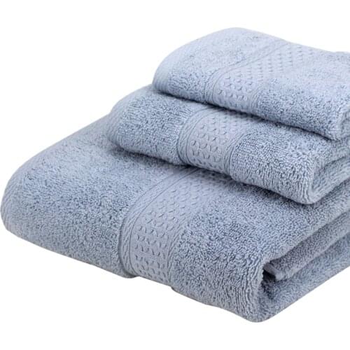 EHOMEBUY Towel 17 Colors Cotton Bathroom Rectangle Quality Bath Towel Solid Color Face Towel Adults Home Shower Use 3 Sizes